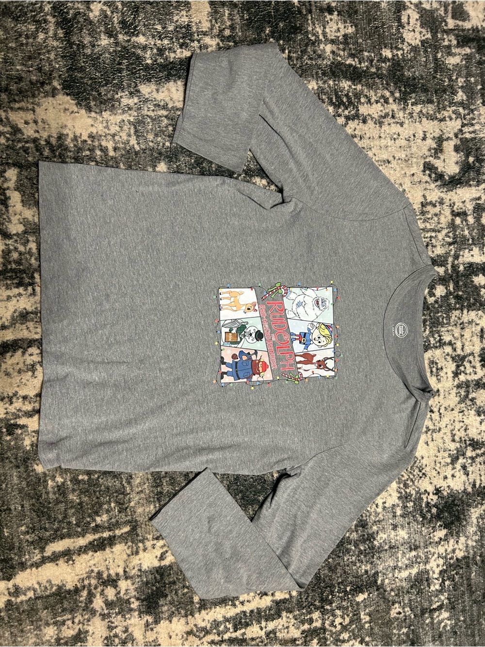 Wonder Nation Long Sleeve Graphic Tee Size Large Like New